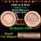 Indian cent 1c orig roll, 1909 end S other end Grades