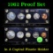 1962 Proof Set in Capital Plastic Holder