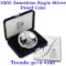 2005-w 1 oz .999 fine Proof Silver American Eagle orig box w/COA