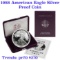 1988-s 1 oz .999 fine Proof Silver American Eagle orig box w/COA