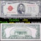 **Star Note** 1928E $5 Red Seal United States Note Grades vf+