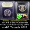 2013-d 5-Star Generals Arnold & Bradley Modern Commem Half Dollar 50c Graded ms70, Perfection By USC