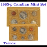 1965 Canadian mint Set 6 coins
