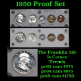 ***Auction Highlight*** 1950 Proof Set in Capital Plastic Holder   (fc)