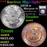 ***Auction Highlight*** 1879-o Morgan Dollar $1 Graded Choice Unc By USCG (fc)