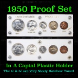 ***Auction Highlight*** 1950 Proof Set in Capital Plastic Holder   (fc)