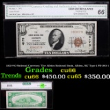 1929 $10 National Currency 'The Albion National Bank, Albion, NE' Type 1 FR-1801-1 Graded cu66 By CG