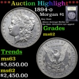 ***Auction Highlight*** 1894-o Morgan Dollar $1 Graded Select Unc By USCG (fc)