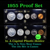 1955 Proof Set in Capital Plastic Holder