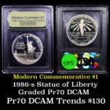Proof 1986-s Statue of Liberty Modern Commem Dollar $1 Graded GEM++ Proof Deep Cameo By USCG