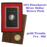 1971-s Proof Silver Eisenhower Dollar 