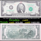 *Star Note* 2003 $2 Green Seal Federal Reserve Note (Minneapolis, MN,) Grades Select CU