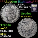 ***Auction Highlight*** 1895-o Morgan Dollar $1 Graded AU Details By USCG (fc)