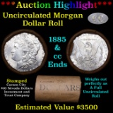 ***Auction Highlight*** 1885 & CC Uncirculated Morgan Dollar Shotgun Roll (fc)