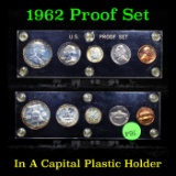 1962 Proof Set in Capital Plastic Holder