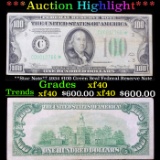 ***Auction Highlight*** **Star Note** 1934 $100 Green Seal Federal Reserve Note Grades xf (fc)