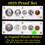 1955 Proof Set in Capital Plastic Holder