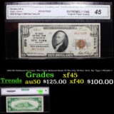 1929 $10 National Currency 'The Chase National Bank Of The City Of New York, Ny' Type 1 FR-1801-1 Gr