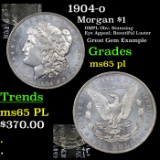 1904-o Morgan Dollar $1 Grades GEM Unc PL