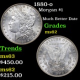 1880-o Morgan Dollar $1 Grades Select Unc