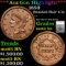 1850 C-1 Braided Hair Large Cent 1c Graded ms62 By SEGS