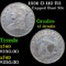 1836 O-119 R3 Capped Bust Half Dollar 50c Grades xf details