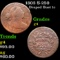 1803 S-250 Draped Bust Large Cent 1c Grades g, good