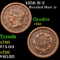 1850 N-2 Braided Hair Large Cent 1c Grades vf++