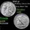 1917-p Walking Liberty Half Dollar 50c Grades Choice AU/BU Slider