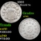 1883 Shield Nickel 5c Grades xf+