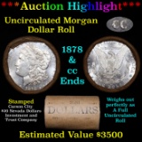 ***Auction Highlight*** 1878 & CC Uncirculated Morgan Dollar Shotgun Roll (fc)