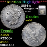 ***Auction Highlight*** 1884-s Morgan Dollar $1 Graded au53 By SEGS (fc)