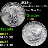 1923-p Standing Liberty Quarter 25c Grades Choice AU/BU Slider