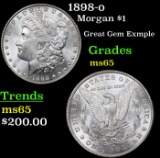 1898-o Morgan Dollar $1 Grades GEM Unc