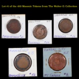 Lot #2 of the 450 Masonic Tokens from The Walter O. Collection