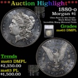 ***Auction Highlight*** 1880-o Morgan Dollar $1 Graded ms63 dmpl By SEGS (fc)