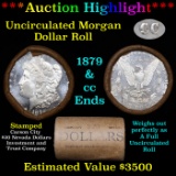 ***Auction Highlight*** 1879 & CC Uncirculated Morgan Dollar Shotgun Roll PL Ends (fc)