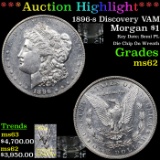 ***Auction Highlight*** 1896-s Discovery VAM Morgan Dollar $1 Grades Select Unc (fc)