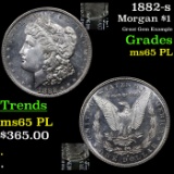 1882-s Morgan Dollar $1 Grades GEM Unc PL