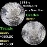 1878-s Morgan Dollar $1 Grades Choice+ Unc