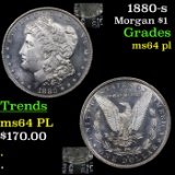 1880-s Morgan Dollar $1 Grades Choice Unc PL