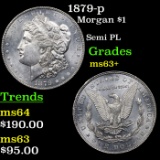 1879-p Morgan Dollar $1 Grades Select+ Unc