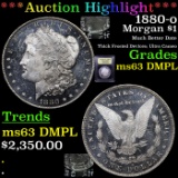 ***Auction Highlight*** 1880-o Morgan Dollar $1 Graded Select Unc DMPL By USCG (fc)