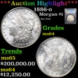 ***Auction Highlight*** PCGS 1886-o Morgan Dollar $1 Graded ms64 By PCGS (fc)