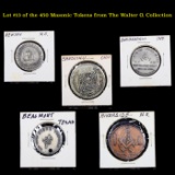 Lot #13 of the 450 Masonic Tokens from The Walter O. Collection