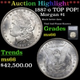 ***Auction Highlight*** 1887-o TOP POP! Morgan Dollar $1 Graded ms66 By SEGS (fc)