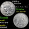 1935-p Peace Dollar $1 Grades Unc Details