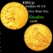 1912-p Gold Indian Quarter Eagle $2 1/2 Grades Choice AU/BU Slider
