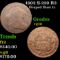 1802 S-239 R3 Draped Bust Large Cent 1c Grades vg+
