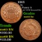1865 Two Cent Piece 2c Grades Select Unc BN